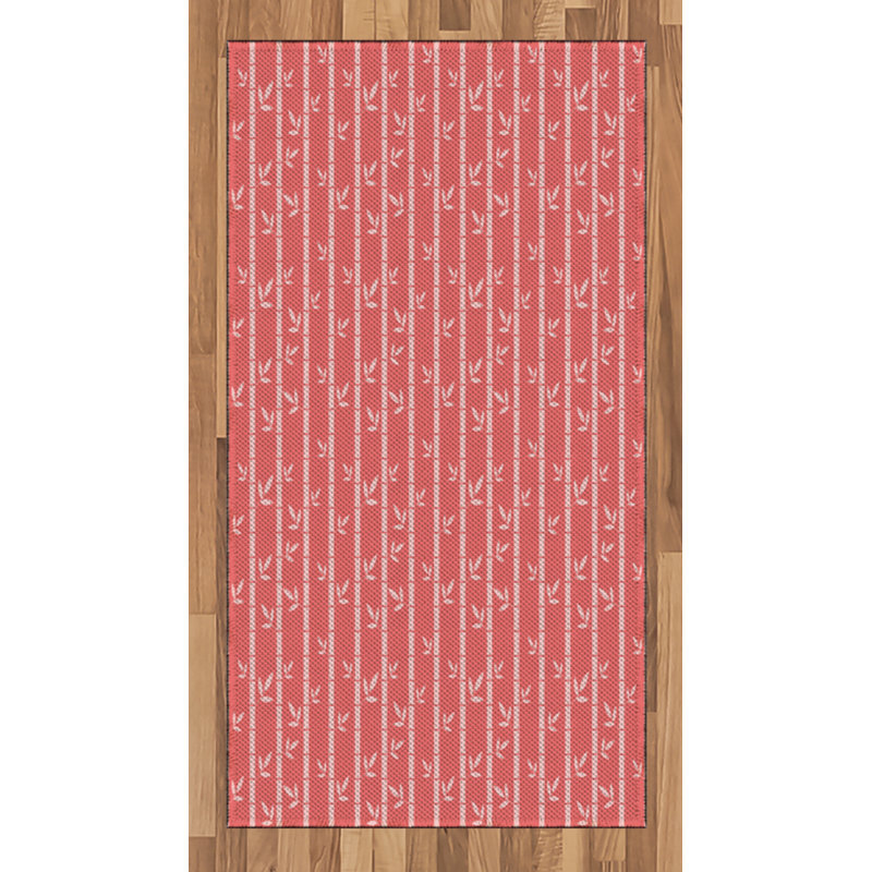 Geometric Forest High Density Long Fiber Poly Threads Decorative Area Rug Carpet, Rectangle 2'7" x 5'