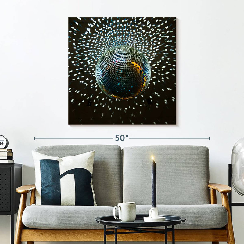Abarca Disco Ball Lights, 30" H x 30" W
