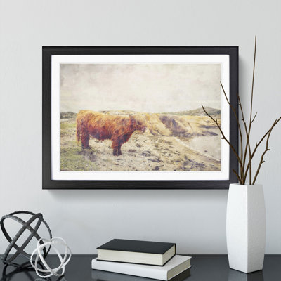 Highland Bull Cow Vol.3 - Framed Print