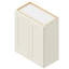 24" W x 30" H Soft White Shaker Ready-to-Assemble Wall Cabinet with Solid Wood Doors