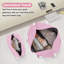 Valise à roulettes Hardshell avec sacs Valise à roulettes doubles avec verrou TSA, bagage rétro simple 24 po, rose clair