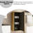 Natural Oak Bathroom Floating Side Cabinet