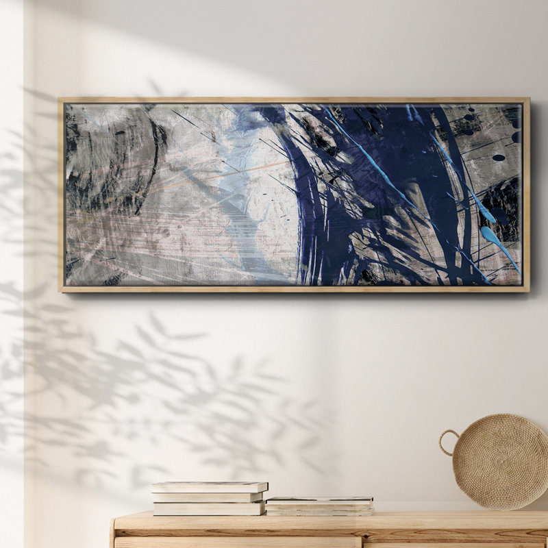Blue Noise II- Framed Canvas