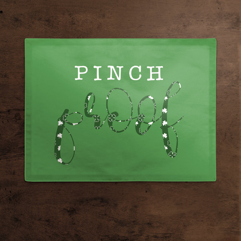 Eean Polyester No Pattern Rectangle Placemat