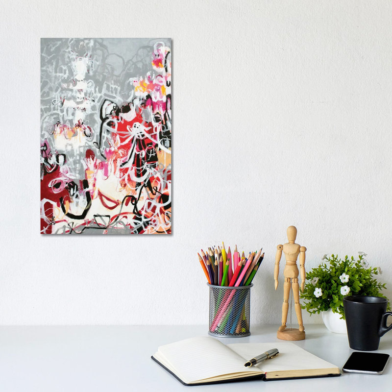 Party for Two by Misako Chida - Wrapped Canvas Art Prints 1 Piece Wrapped Canvas Wall Art, 30.48cm H x 20.32cm W