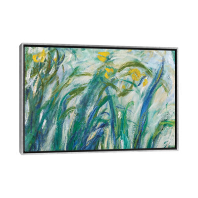 Iris jaune et mauve, 1924-1925 par Claude Monet - reproduction d'art