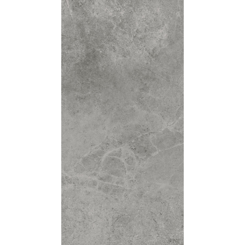 Tacoma Grey 12" x 24" Concrete Look Porcelain Floor & Wall Tile with Shimmer Finish