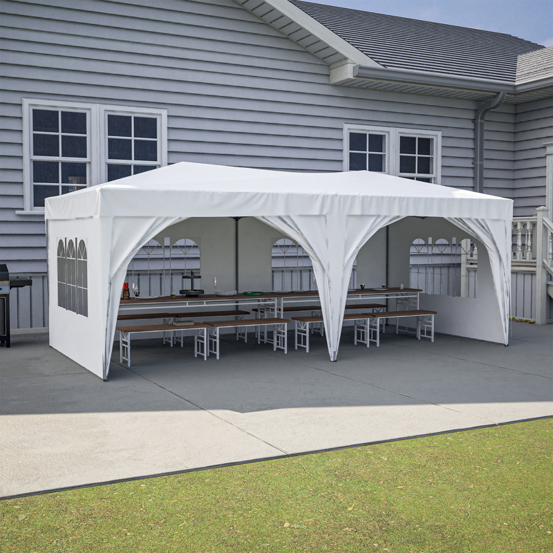 Tente pliante portable EZ Pop Up, Blanc