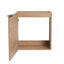 Armoire de salle de bain flottante de 18 po avec lavabo et porte en résine blanche - Espace de rangement moderne en bois contreplaqué