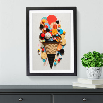 Ice Cream Constructivism No.2 - Framed Print