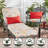 Outdoor Round Dining Chair Seat Pad-268982432