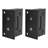 Stainless Steel Shower Hardware Accessories Bathroom Glass Door Fixing Fittings Set Including 2 Hinges 2 Handles And 3 Door Clamps Black-120155849
