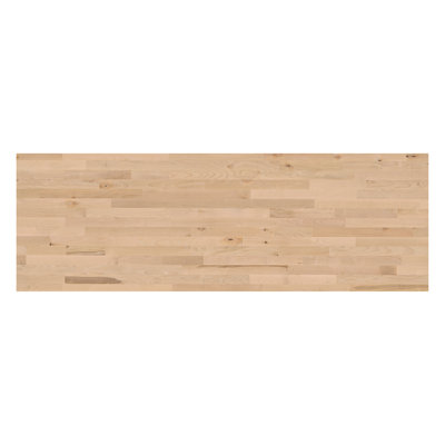 Birch Wood Unfinished 6 ft. L x 25 in. D x 1.5 in. T Eased Edge Butcher Block Countertop