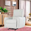 Fauteuil inclinable à bascule pivotant à 270 ° en cuir Pu-1318170579