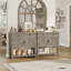 Console 35,4 "avec tiroirs et armoire Latiasha-1901095357