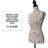 MeetingHome Adjustable 67" H Dress Form-86138945