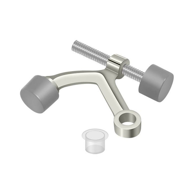 Door Stop, Polished Nickel
