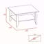 Table basse Danvers wengé noir