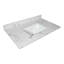 Lavabo encastré rectangulaire en céramique-117205342