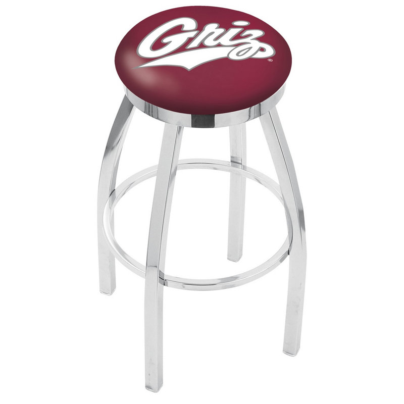 NCAA Swivel Counter and Bar Stool, Montana, "Counter Stool (25" Seat Height)"
