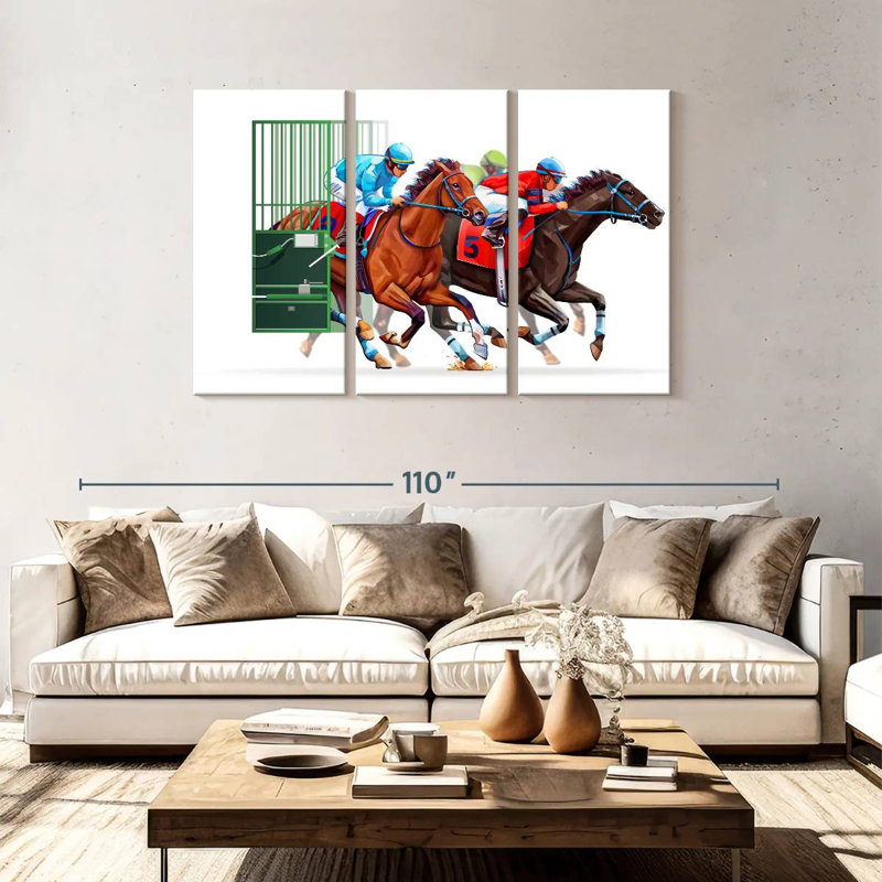 Sireci Derby, 48" H x 74" W