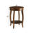 Aberta Walnut Finish Accent Table