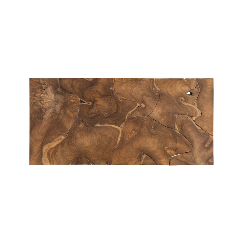 Teak Puzzle Frame Coffee Table