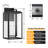 E12 Base Outdoor Wall Light with Clear Tempered Glass