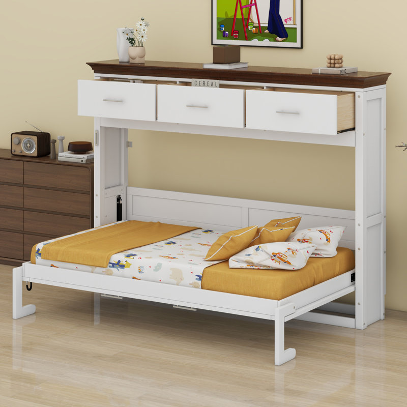 Murphy Bed With 3 Drawers