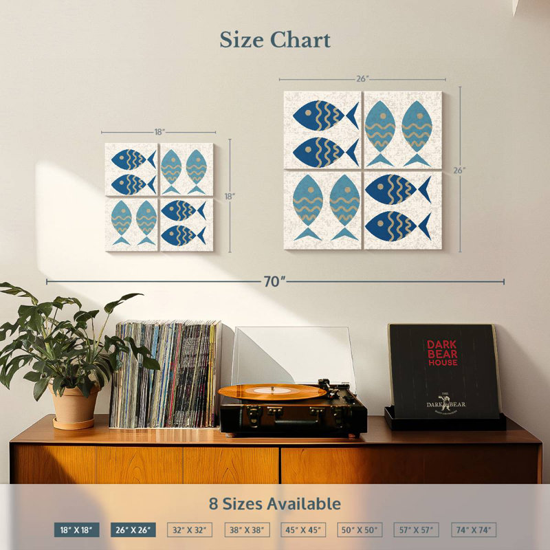Brampt Fish Academy, H 26 po x l 26 po