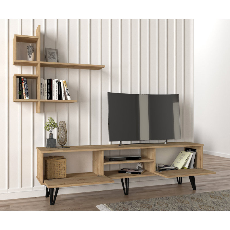 Horwich Unfinished TV Stand for TVs up to 75"