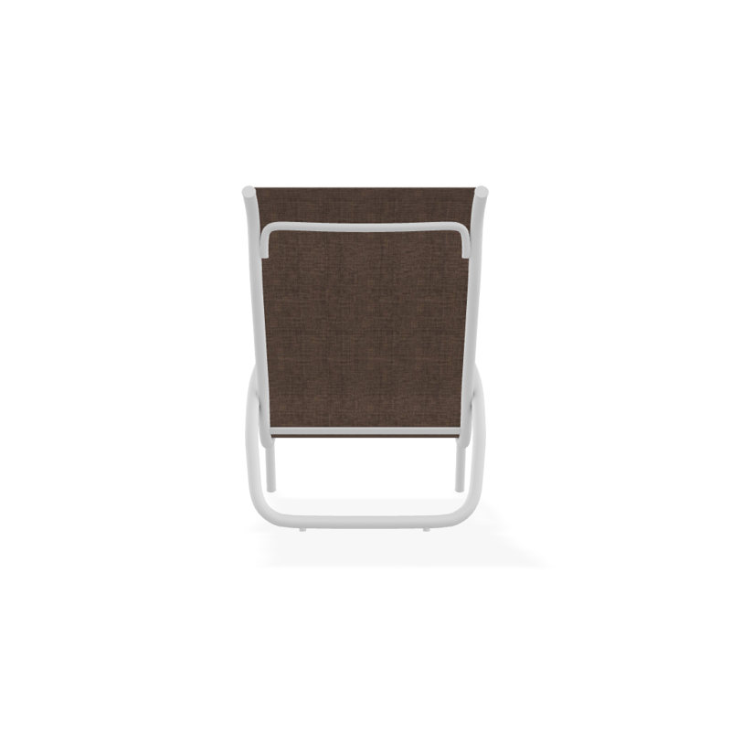 Beach Chair, Mocha Sunbrella®, Textured White