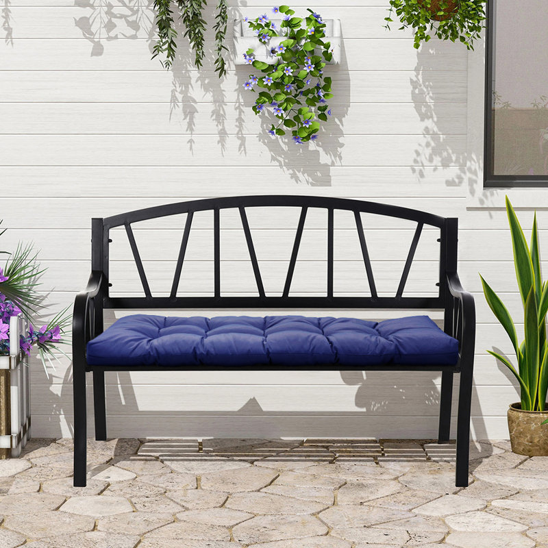Outdoor Seat Cushion, Navy Blue