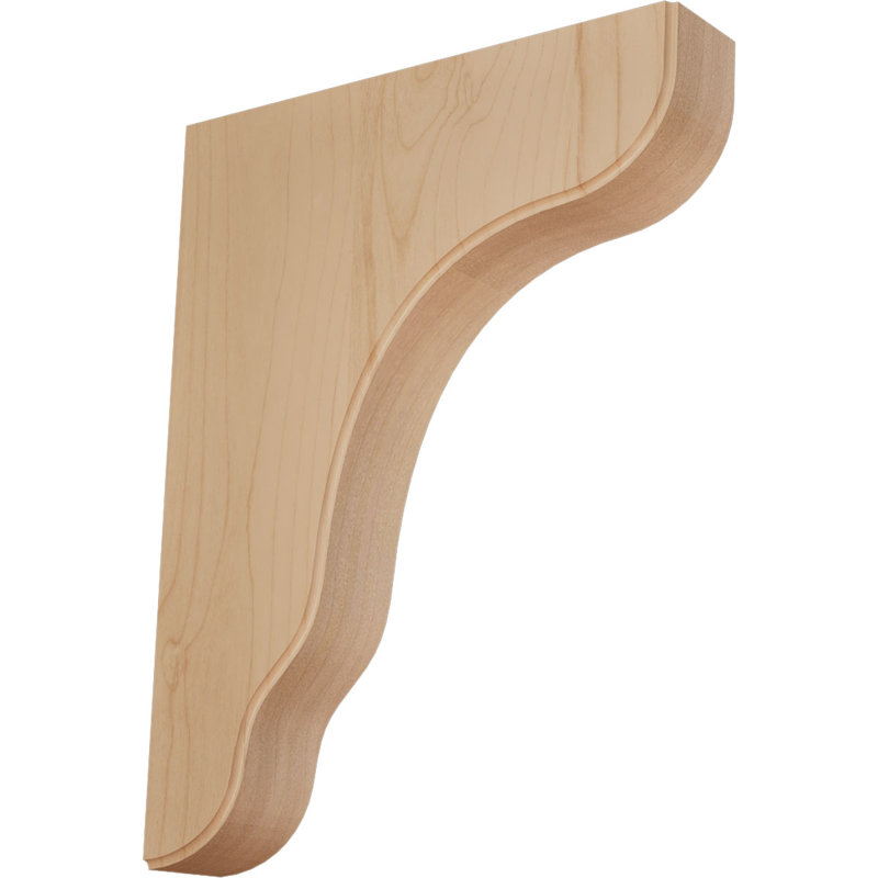 Support en bois Plymouth, Aulne, H 11 po x l 1,75 po x P 8,5 po