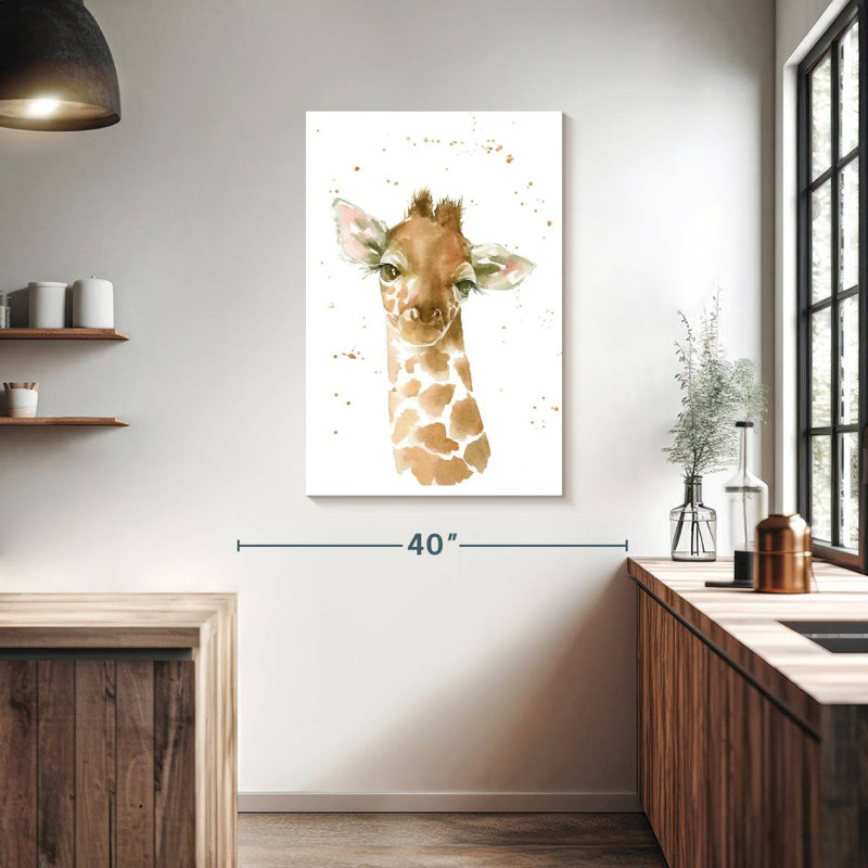Brampt Light Baby Giraffe, 39" H x 26" W