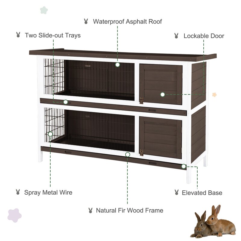 Archie & Oscar™ Griffen Weather Resistant Small Animal Hutch & Reviews ...