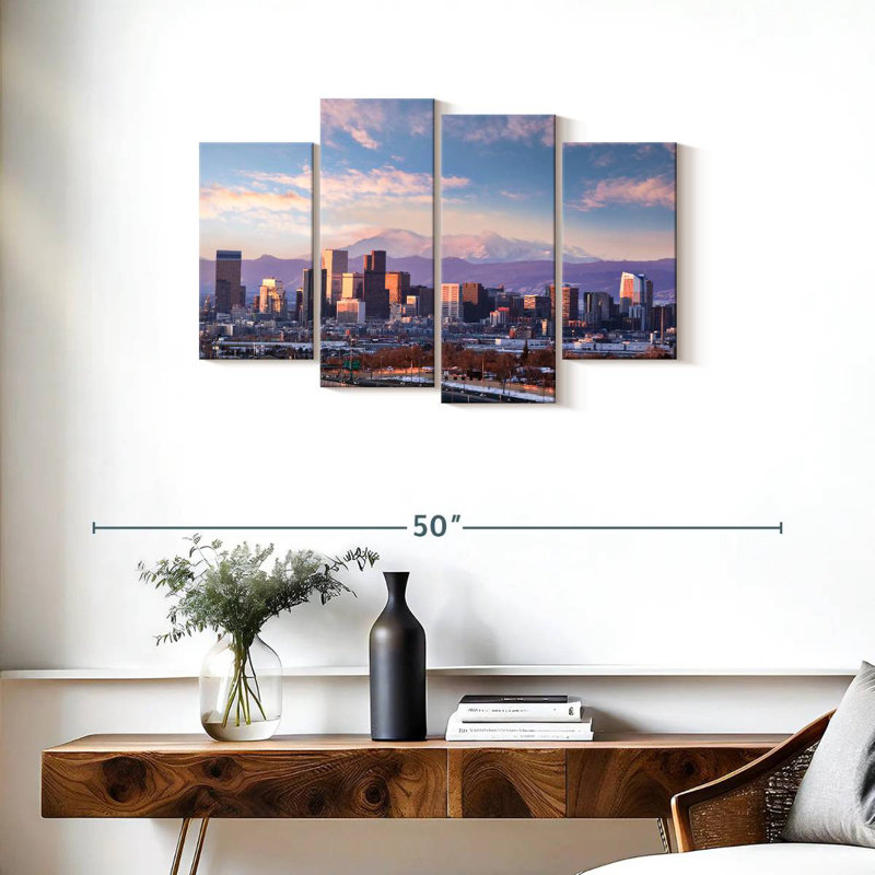 Nicci Denver Mountainous Skyline, 22" H x 36" W