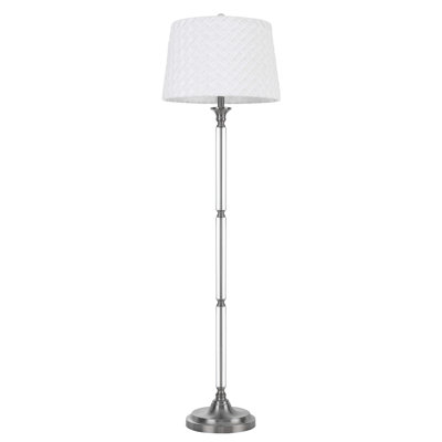 Lampe de table en métal et cristal Ibaka de 32 po de hauteur