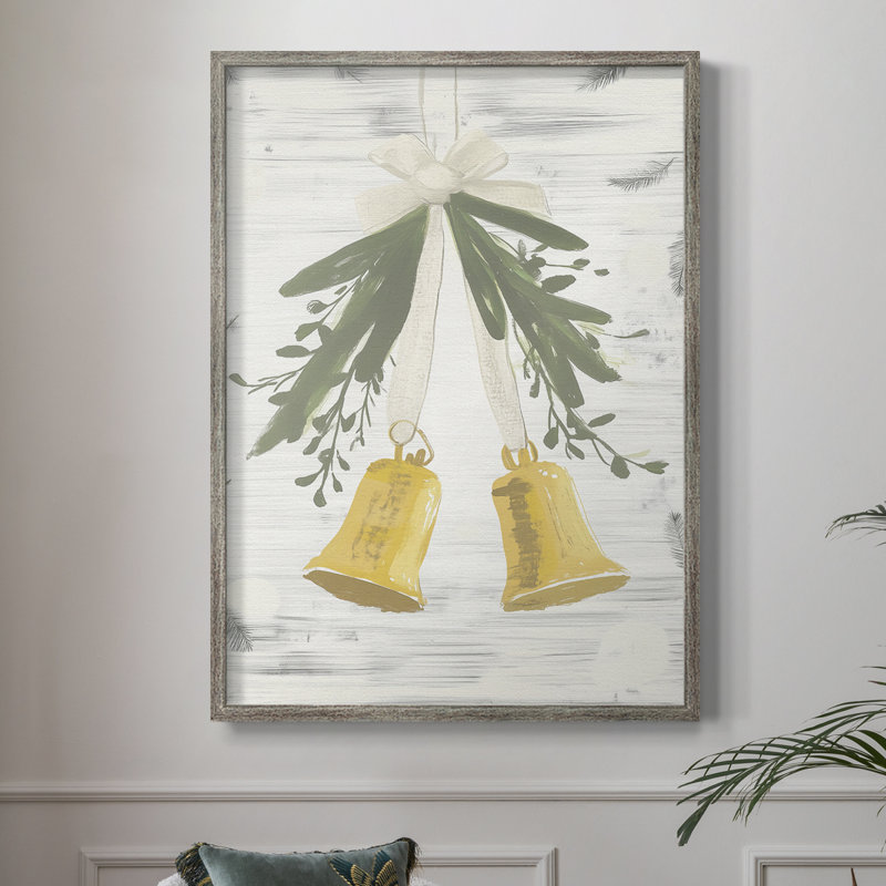 «Christmas Holiday Art» CECXIV, reproduction d'art encadrée - bois massif, H 11 po x l 9 po