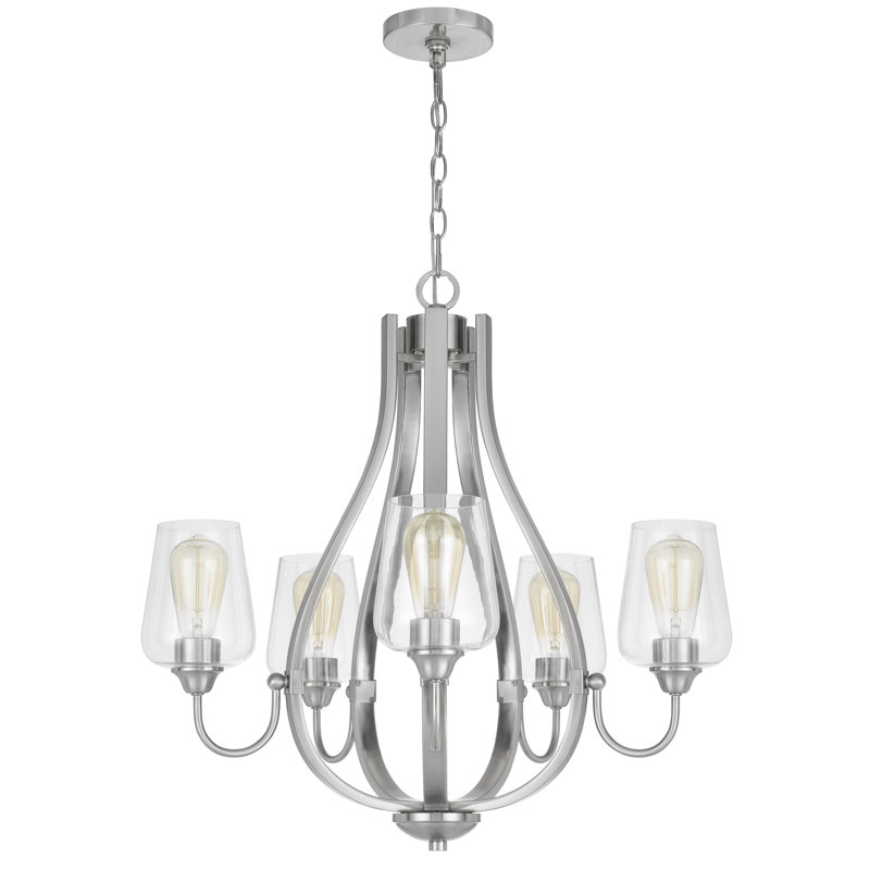 5 - Light Dimmable Empire Chandelier