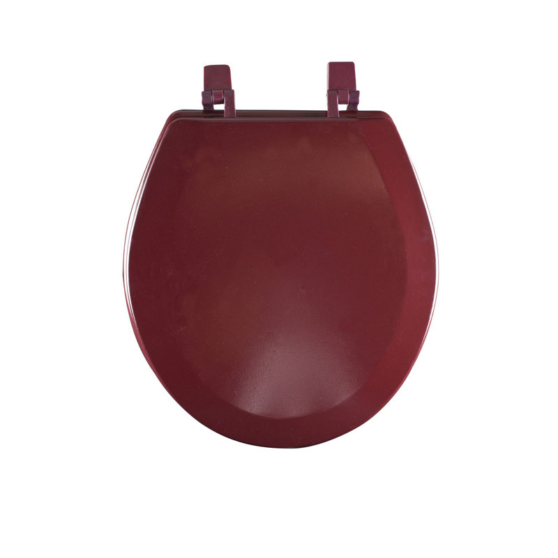 Fantasia Round Toilet Seat and Lid, Burgundy