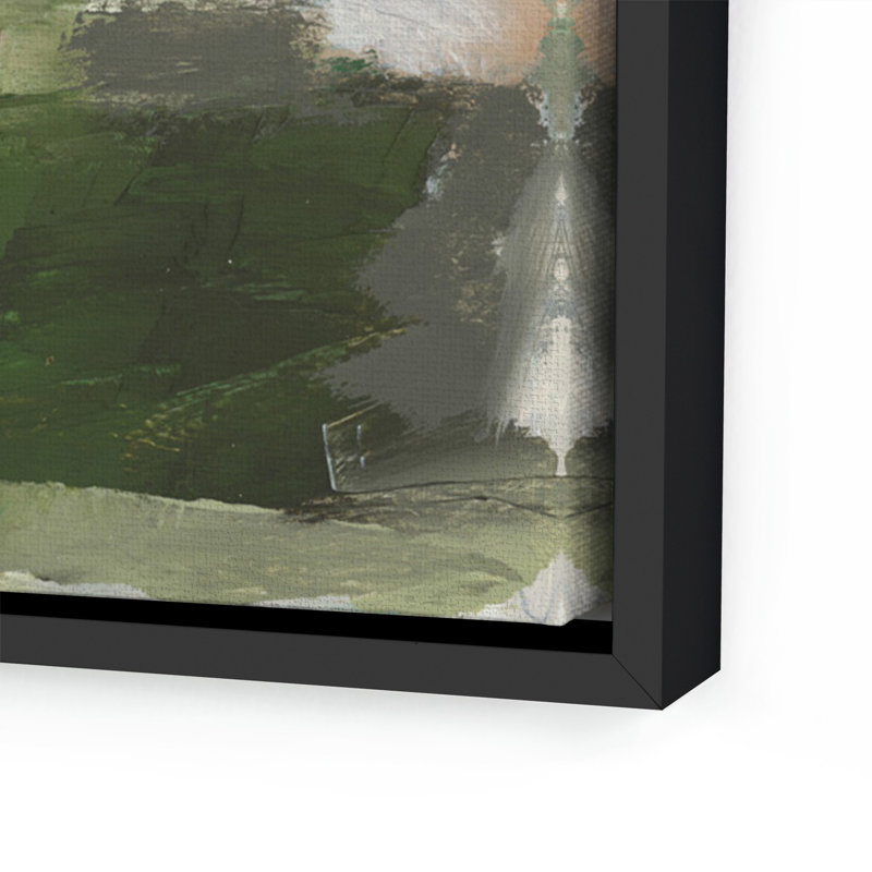 Quiet Splendor Painting by Melanie Biehle, 37.5" H x 48" W, Black Maple Canvas Floater Framed