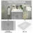 Shaker Bathroom Vanity Set 36" Sink Base with 37" Resin Sink Top Combo-98901634
