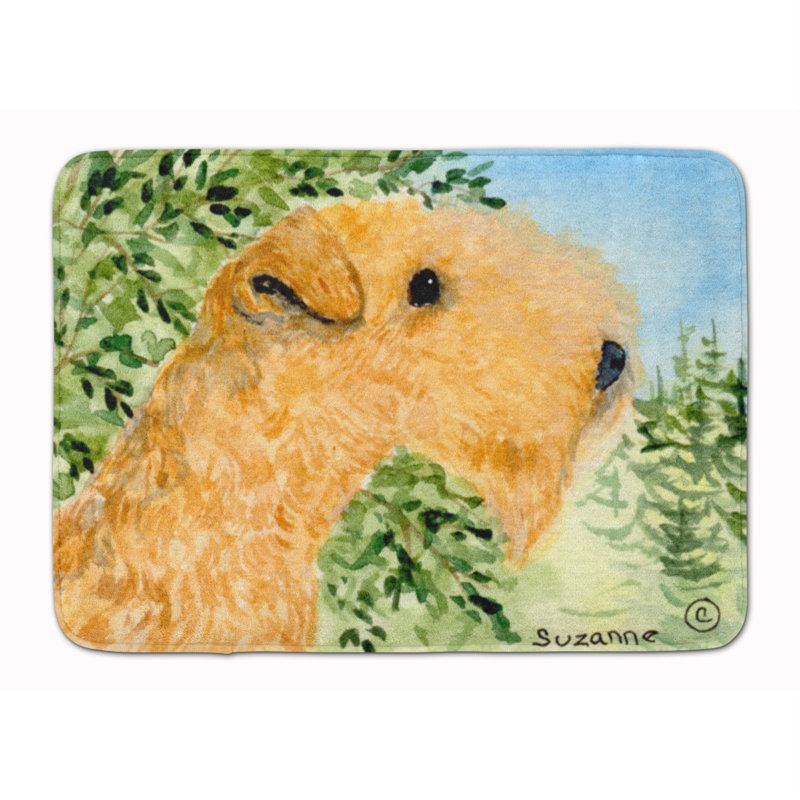 Tapis pour salle de bain en mousse à mémoire terrier lakeland Landreneau