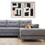 Placed together set Shadowbox Abstract Print by Oliver Gal, Black Frame, 10 x 15-713617186-713617192