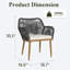 Patio Dining Armchair with Cushion-2086748267-2086748266-2086748246
