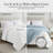 Southshore Fine Linens Vilano Down Alternative Comforter, 240 GSM Double-Brushed Microfiber Oversized All-Season Comforter with Box Stitching, Piped Edges and Corner Tabs, Full/Queen, Bright White-420232235-420232233