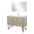 Blanc / bois d'acacia / or est en rupture de stock