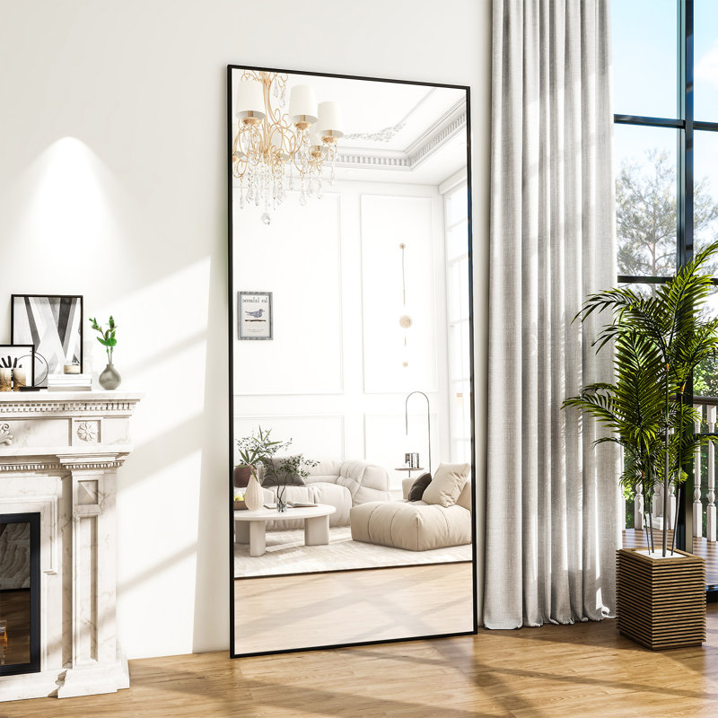 Miroir taille réelle, Noir, 76 po x 34 po