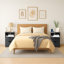 40cm W Manufactured Wood Bedside Table